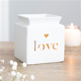 Square Love Cut Out Burner 12cm