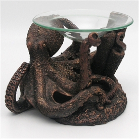 Bronze Octopus Oil Burner