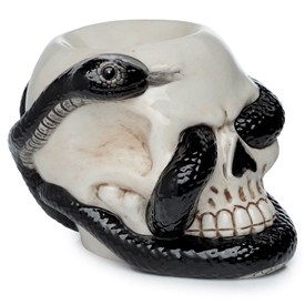 Skull And Serpent Oil Warmer