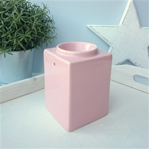 (30% OFF FLASH OFFER) Minimalist Square Ceramic Wax Melter - Pink