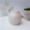 Minimalist Large Ball Ceramic Wax Melter - Grey