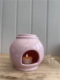 Stackable Large Ball Ceramic Wax Melter - Pink