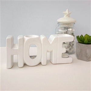 HOME Double Dish Wax Melter / Oil Burner 25cm - White