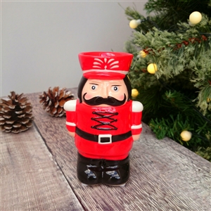 Nutcracker Wax Melter / Oil Burner 12cm - Red