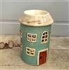 DUE JULY - Pottery House Wax Burner 13cm - Aqua