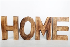 Wooden HOME Letters 20cm