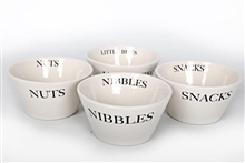 4asst Snack Bowls   SOLD IN 4's