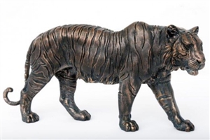Large Standing Bronze Tiger Ornament 46.5cm