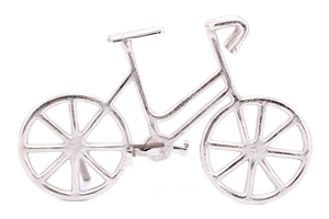 Aluminium Freestanding Bicycle Decoration 34cm