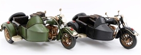 Motorcycle With Sidecar 29cm 2 Assorted