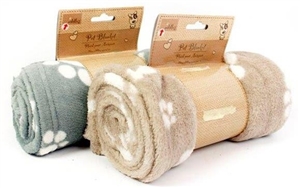 Paw And Bone Micro-Fibre Blanket 2 Assorted
