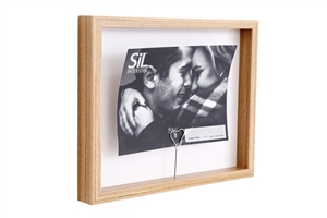 4x6 Box Photo Frame with Wire Holder Clip