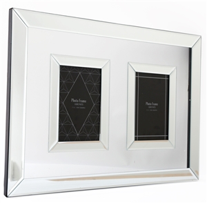 Double Mirror Photo Frame