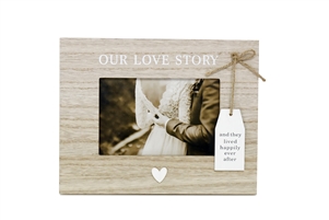 DUE JAN Our Love Story Photo Frame 23cm