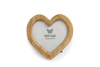 Wooden Heart Photo Frame 14cm