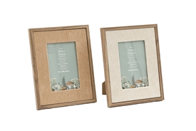 2asst Corduroy Photo Frame 4x6"