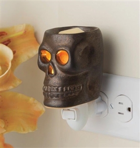 15W Plug-In Ceramic Skull Warmer