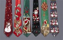 Musical Christmas Ties 6 Assorted