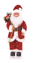 50cm Standing Santa With Sack