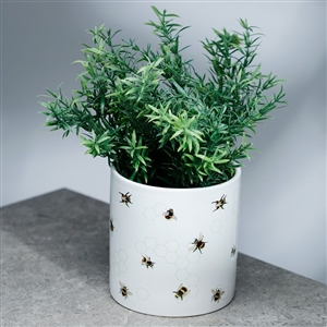 Medium Ceramic Bee Indoor Plant Pot 8cm