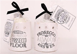 Prosecco Wax Melter / Oil Burner 2 Assorted