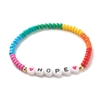 Beaded Rainbow Bracelet - Hope