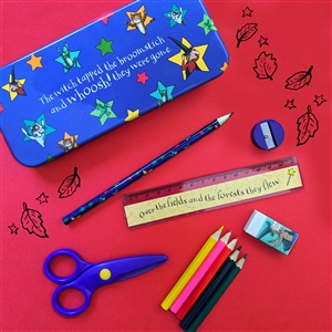 First Stationery Tin Set - Room On The Broom