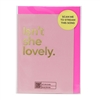 Say It With Songs Card - Isn'T She Lovely (Stevie Wonder)