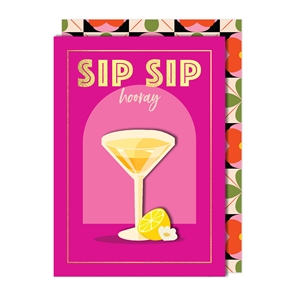 Lemon Martini Card