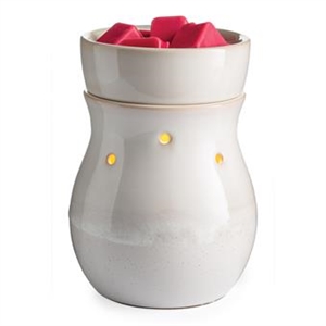 Frosted Farmhouse Ceramic Electric Wax Melter