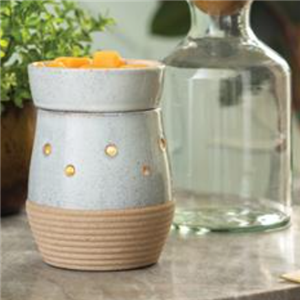 Rustic White Ceramic Electric Wax Melter