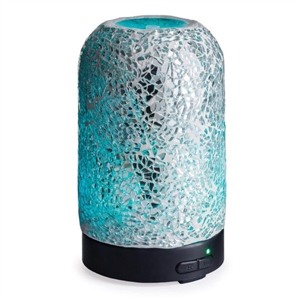 Colour Changing Aroma Humidifier - Silver Mosaic