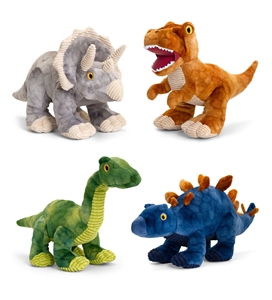 Plush Dinosaur Made From 100% Recycled Plastic 6 Assorted 12cm