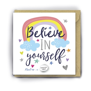 Card With Magic Growing Bean ï¿½ Believe In Yourself