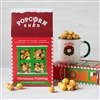 Christmas Pudding Popcorn Shed