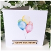 Wooden Cut Out Card - Birthday Balloon 15.2cm