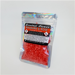 Rhubarb & Rose - Small Pouch of Scented Granules 55g