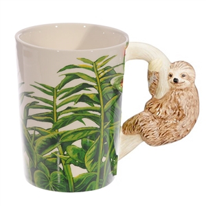 Sloth Shaped Handle Mug