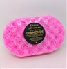 Fragranced Soap Sponge Exfoliator 140g - Diamonds