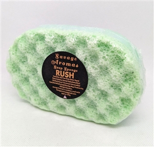 Fragranced Soap Sponge Exfoliator 140g - Rush