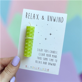 Relax And Unwind Candle - Lime