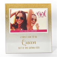 If The Crown Fits Glitter Frame
