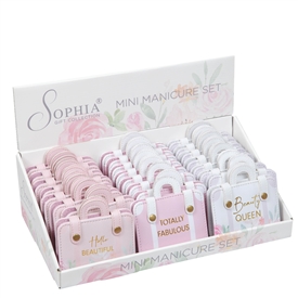 3asst Sophia Manicure Kit 11.5cm