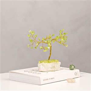 Small Gemstone Tree - Peridot 15cm