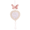 Sophia Pink Butterfly Hanging Frame 2x2