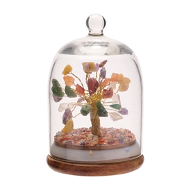 Gemstone Dome Tree - Multi Coloured 11.5cm