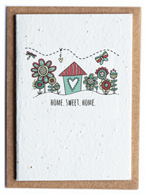 Plantable Wildflower Seed Card - Home Sweet Home