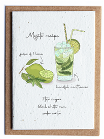 Plantable Mint Seed Card - Mint Mojito
