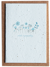 Plantable Wildflower Seed Card - With Sympathy