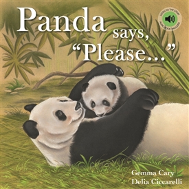 Paperback Book - Panda Says Please (with Audiobook)